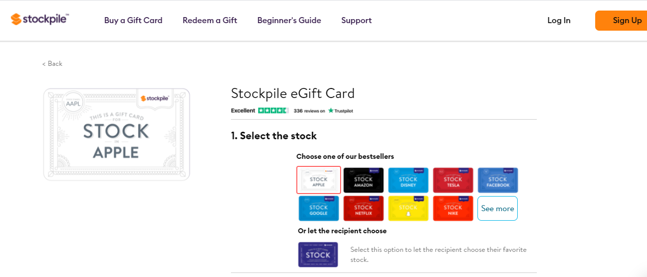 Бонусы от Stockpile - Подарочные карты