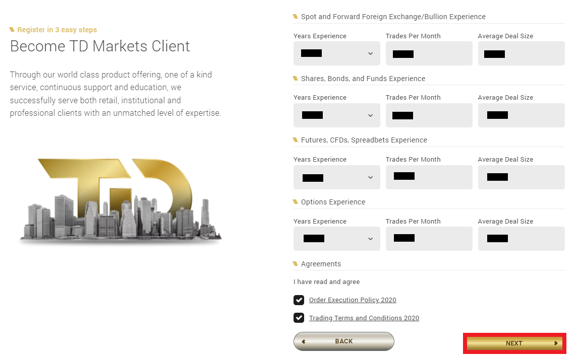 Обзор TD Markets - Информация об опыте в трейдинге