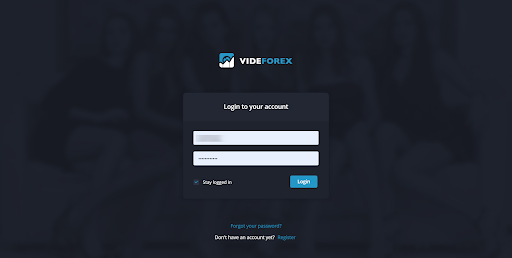 Обзор Videforex — Вход в Личный кабинет