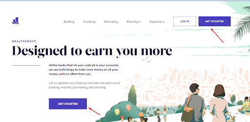 Обзор Wealthfront - Регистрация