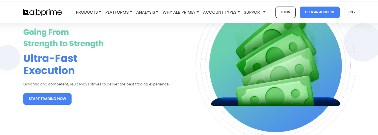 Обзор Albprime — Запуск регистрации