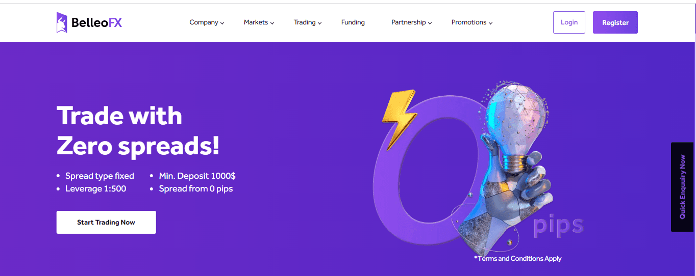 Обзор BelleoFX — Запуск регистрации