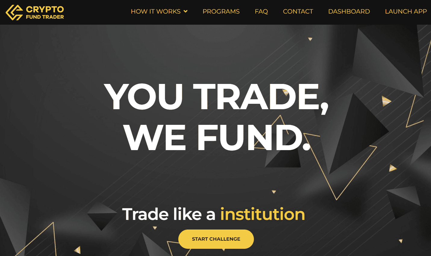 Обзор Crypto Fund Trader — Сайт фирмы