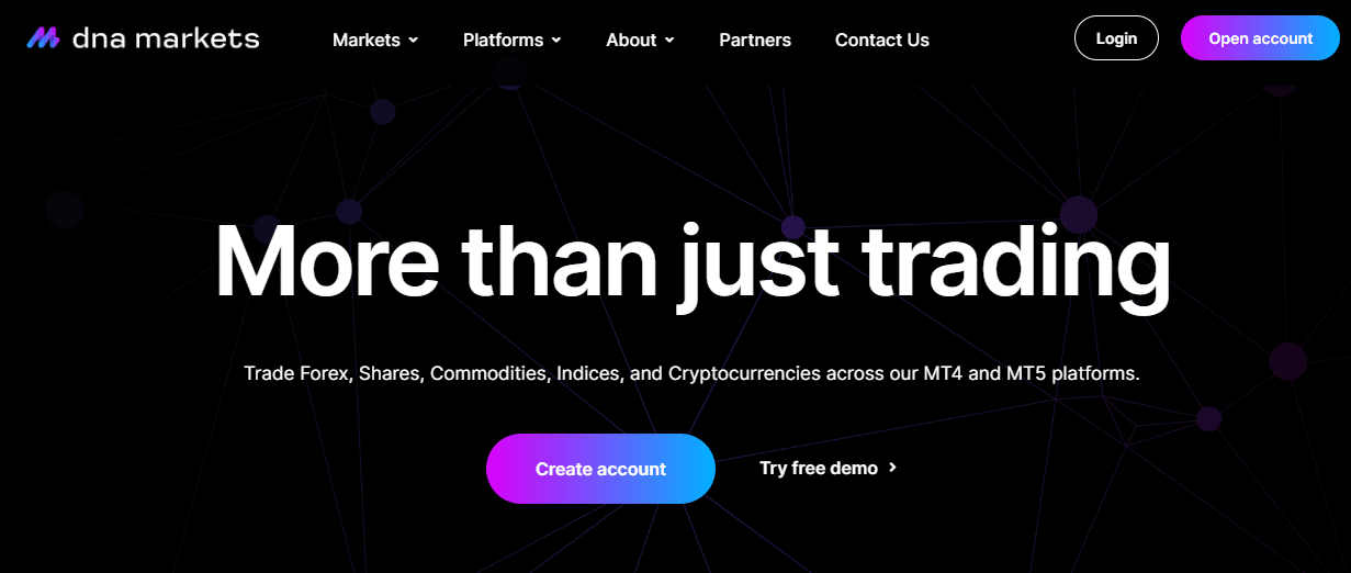 Обзор DNA Markets — Официальный сайт брокера
