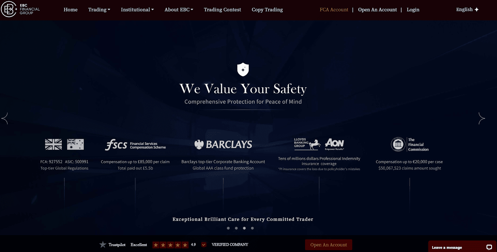 Обзор EBC Financial Group — Официальный сайт
