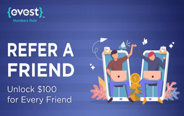 Обзор Evest — Программа вознаграждений Invite a Friend