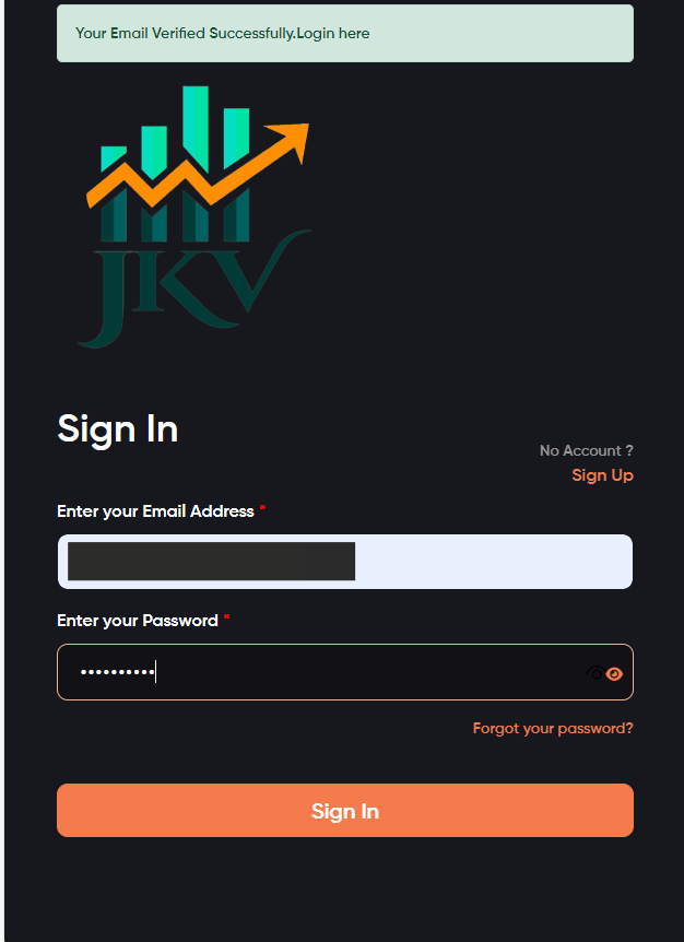 Обзор JKV Global — Вход в личный кабинет