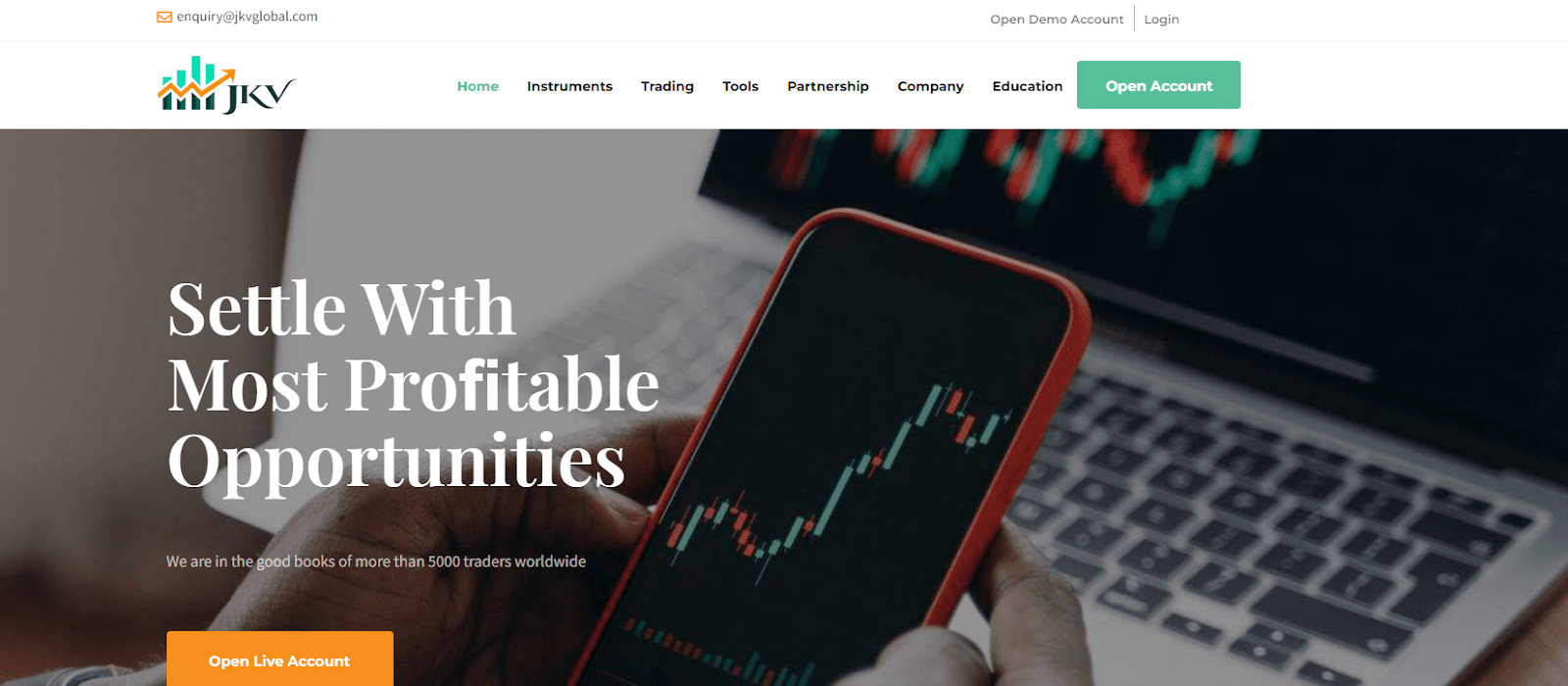 Обзор JKV Global — Запуск регистрации