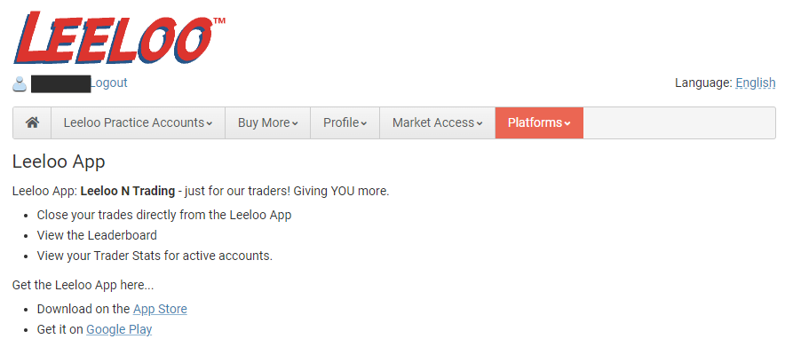 Обзор Leeloo Trading - Скачивание приложения осуществляется по ссылке из Личного кабинета