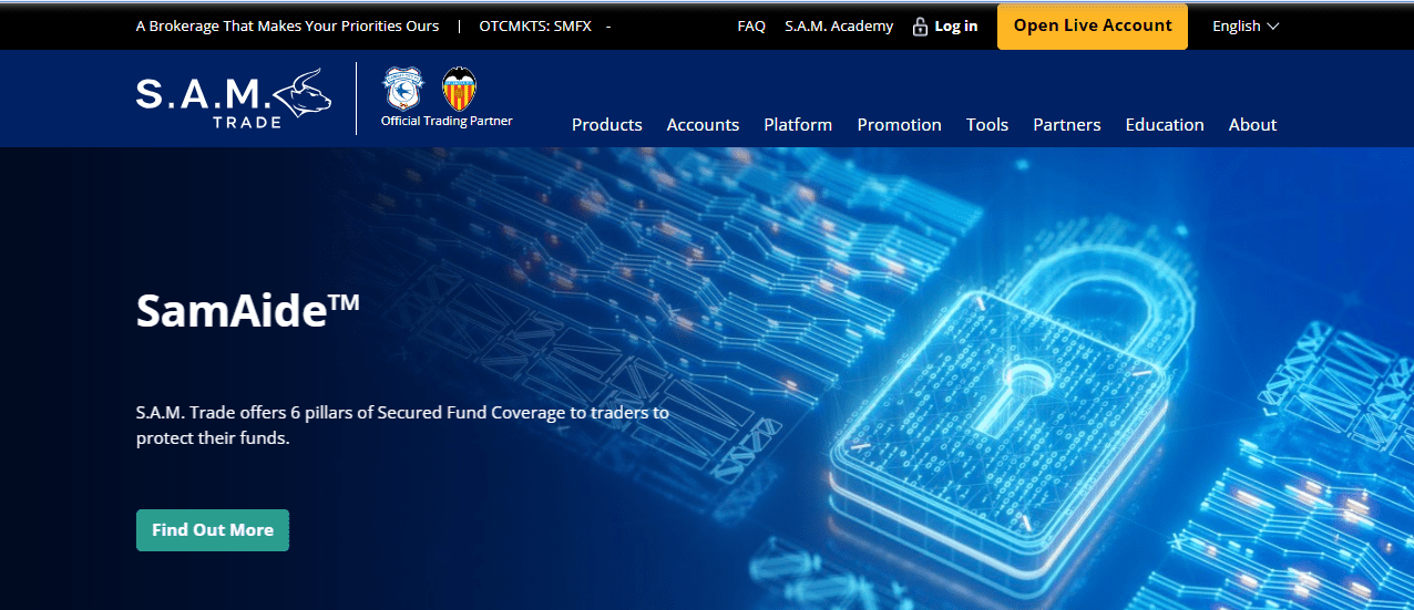 Обзор Samtrade FX — Запуск регистрации