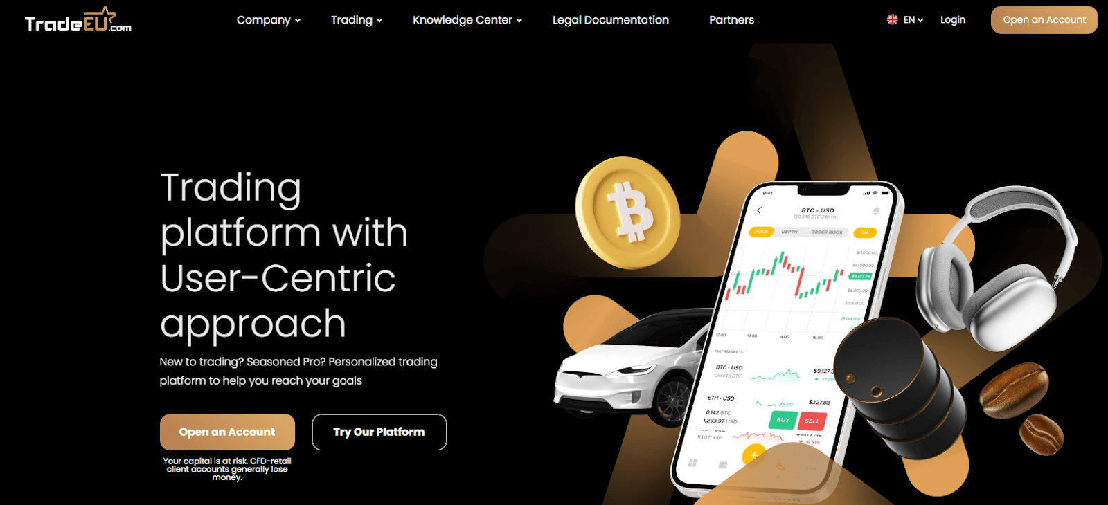 Обзор TradeEU - Регистрация Личного кабинета
