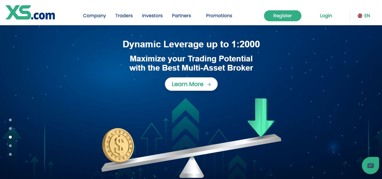 Обзор XS.com — Запуск регистрации