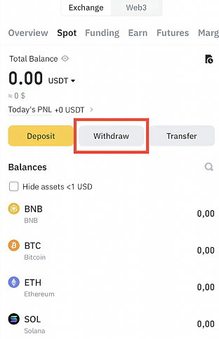Как вывести токены Hamster Kombat с Binance