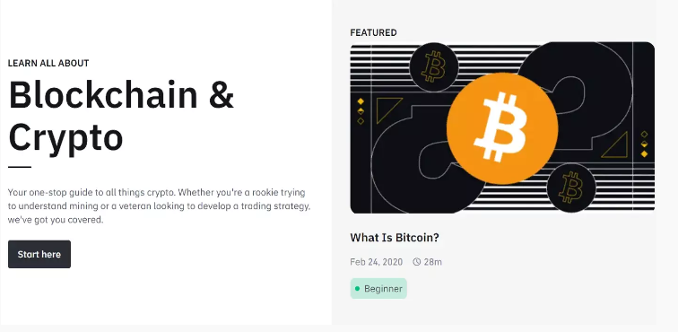 Образование на Binance