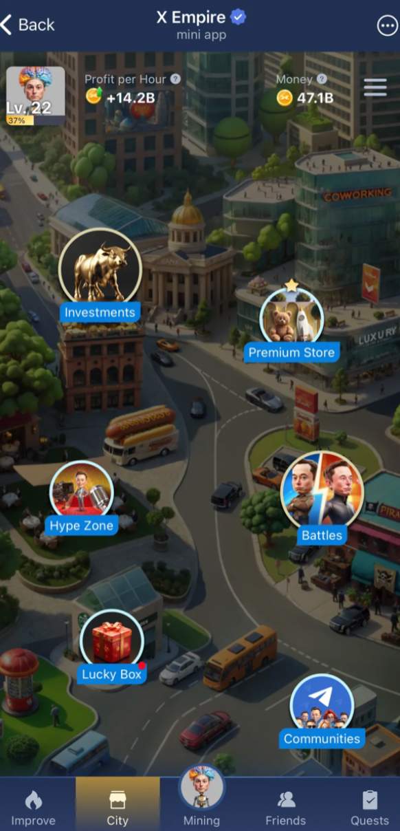 X Empire screenshot