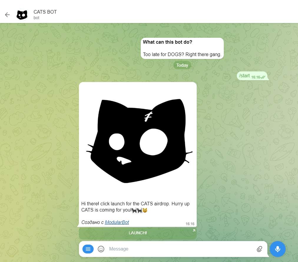 CATS bot