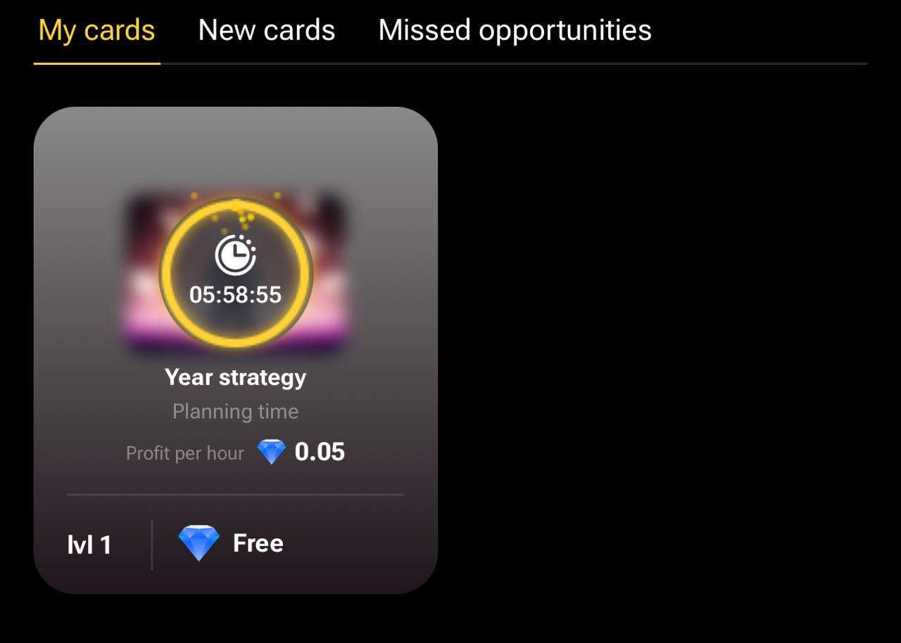 Using mine cards for passive income