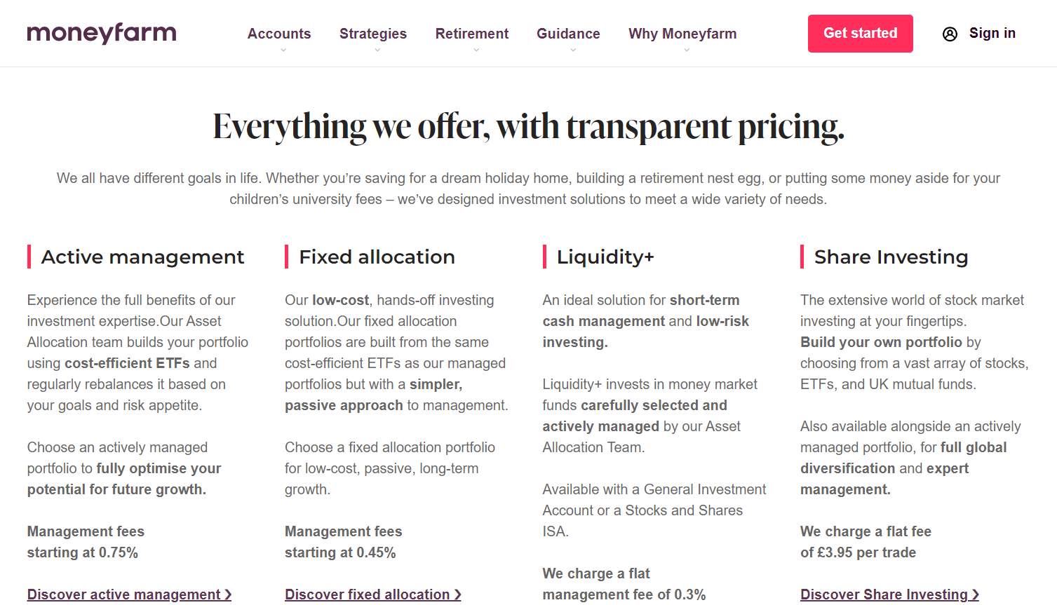 Pricing