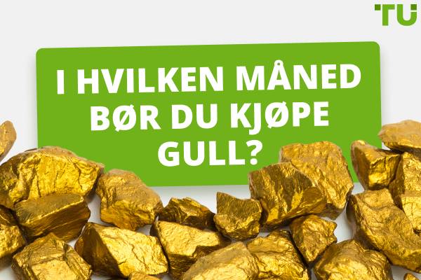 I hvilken måned av året er prisen på gull lavest?