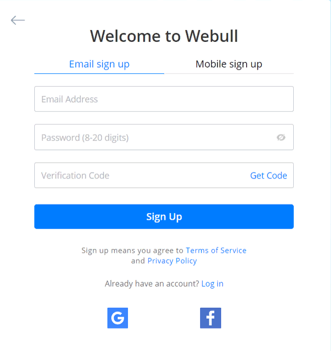 Account Funding on Webull