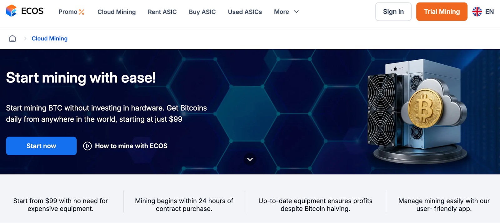 ECOS homepage