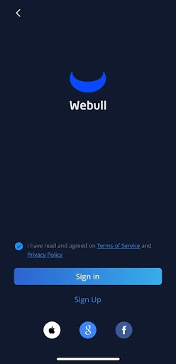 Account Opening on Webull