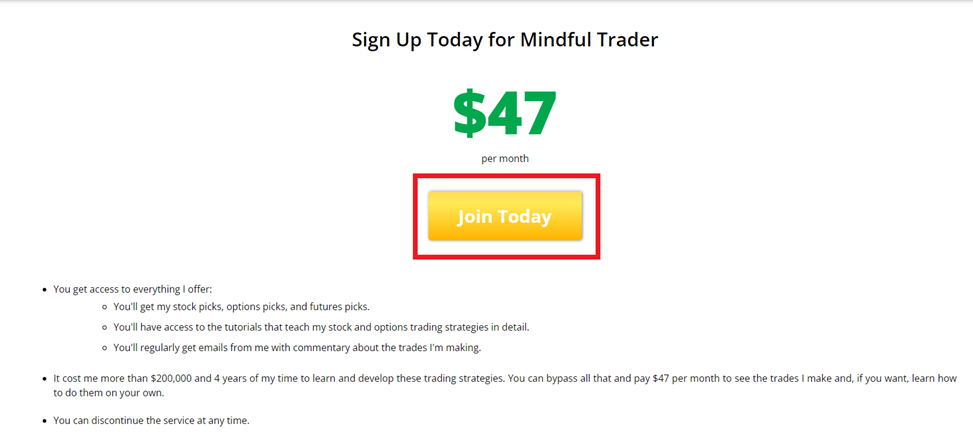 Getting started with Mindful Trader
