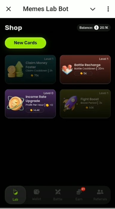 Game improvements 