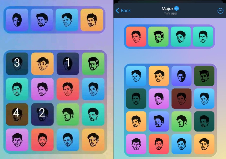 Щоденне комбо в Puzzle Durov