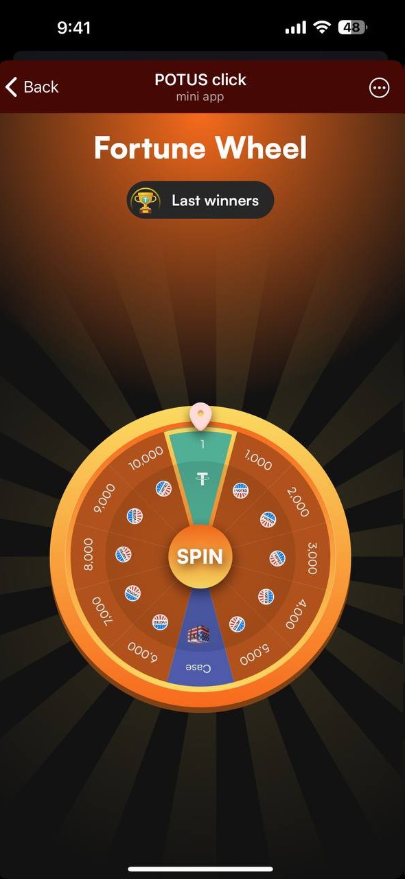 POTUS wheel of fortune