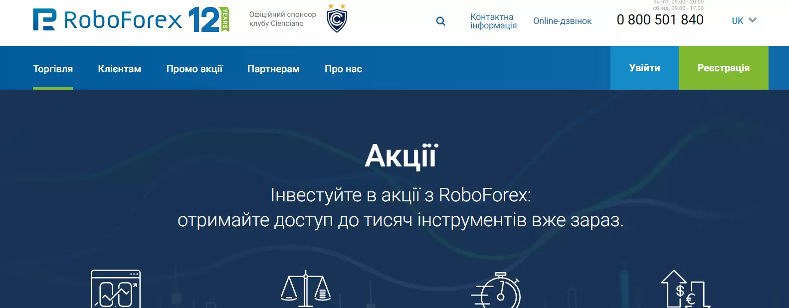 RoboForex реєстрація