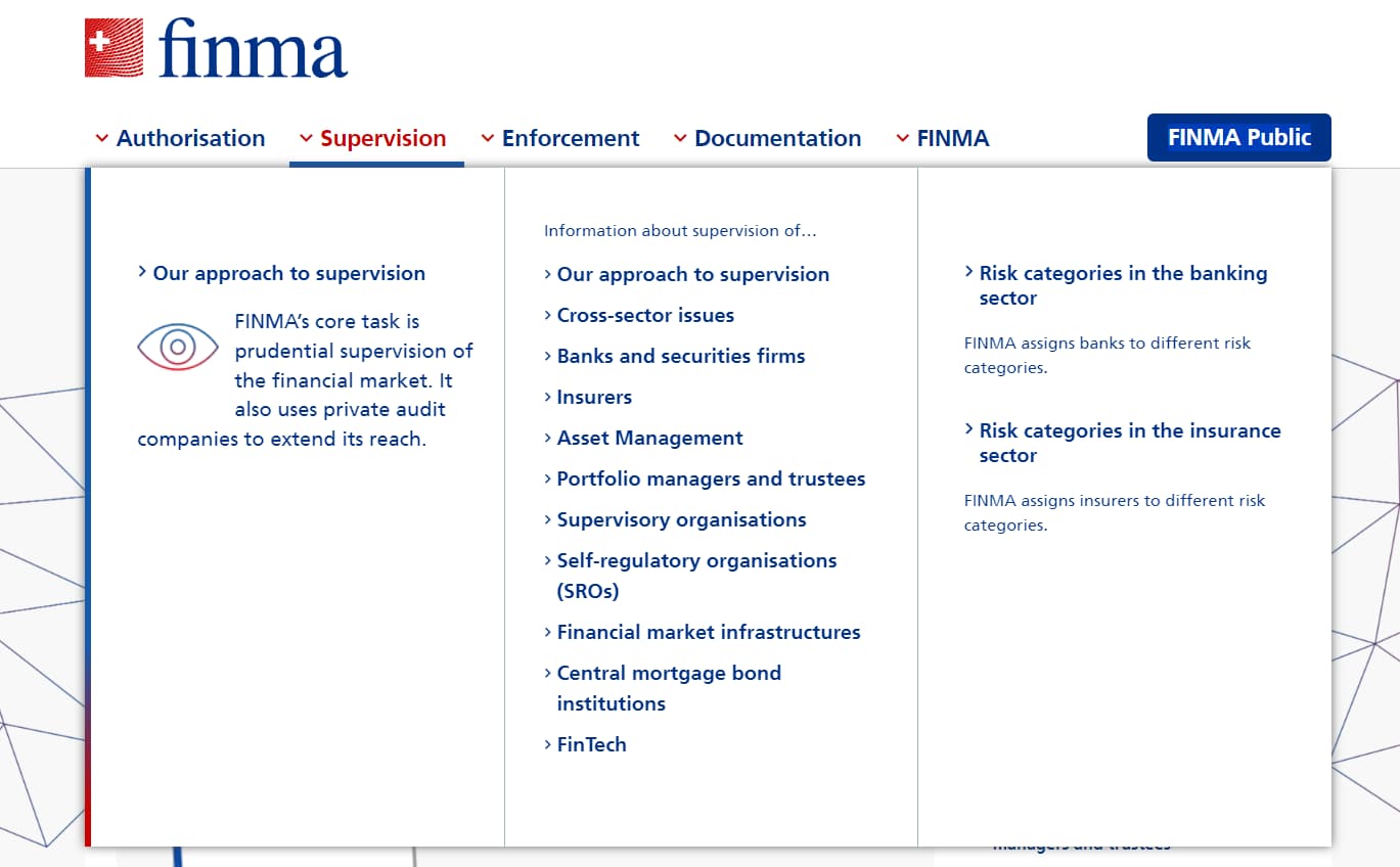 FINMA website