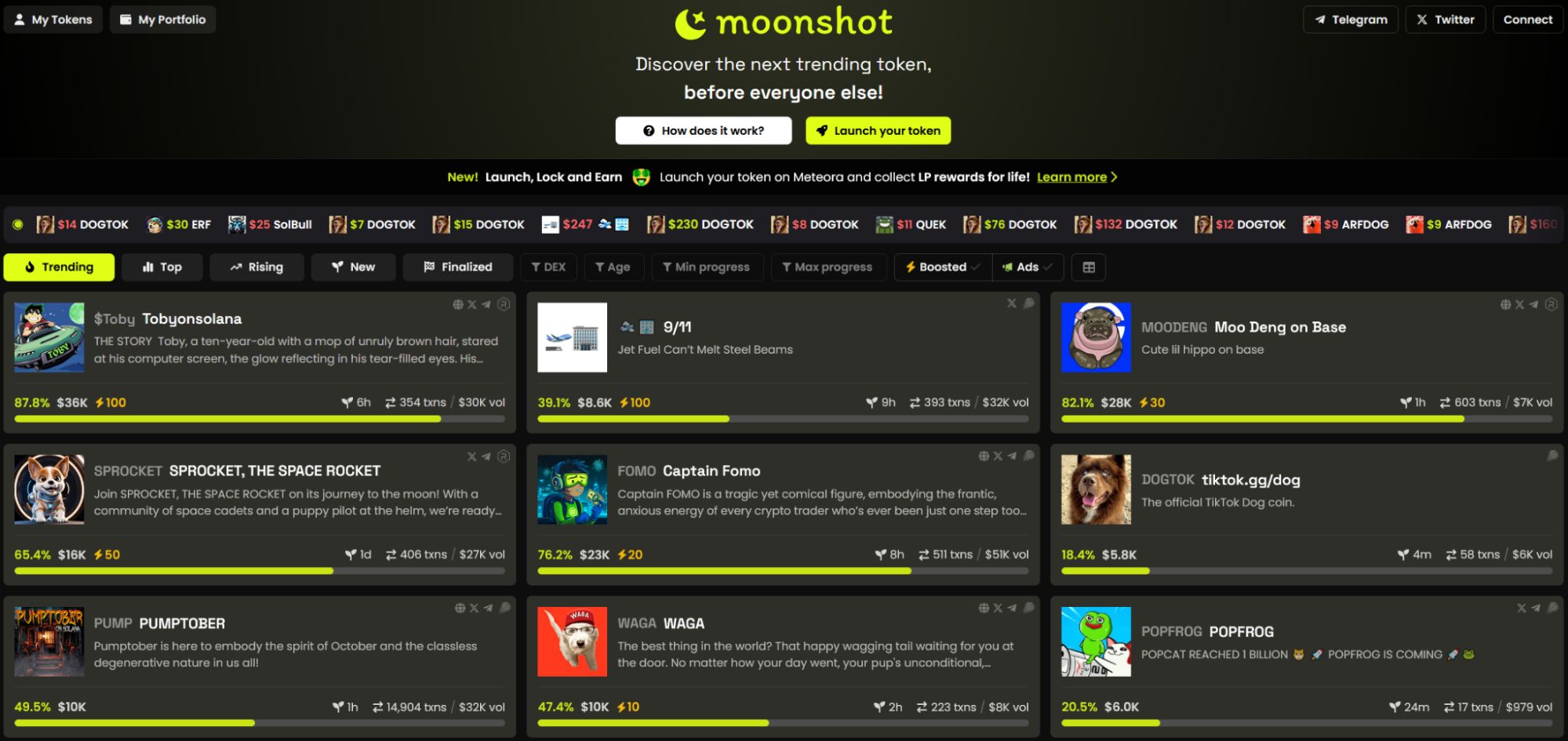 Moonshot platform