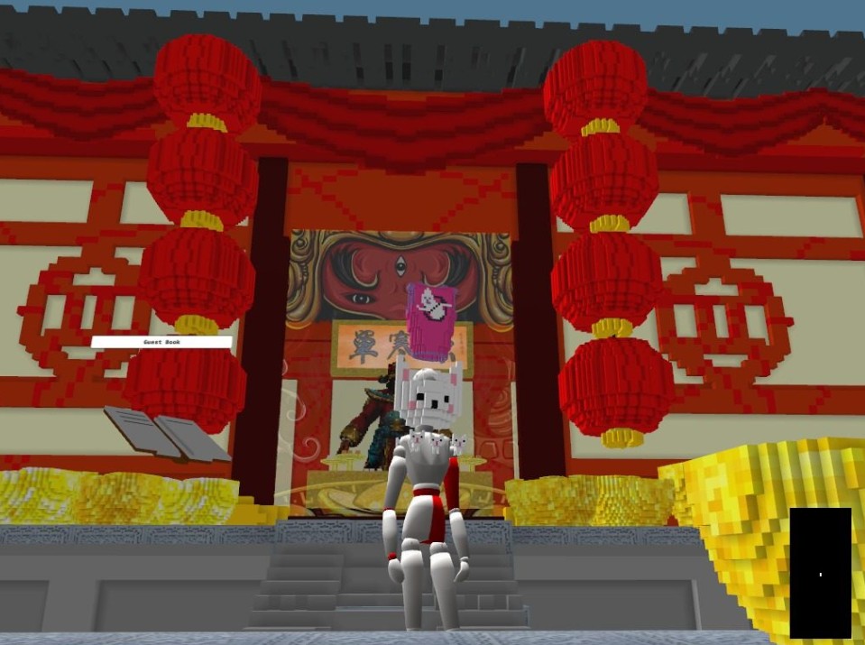 Гра Cryptovoxels