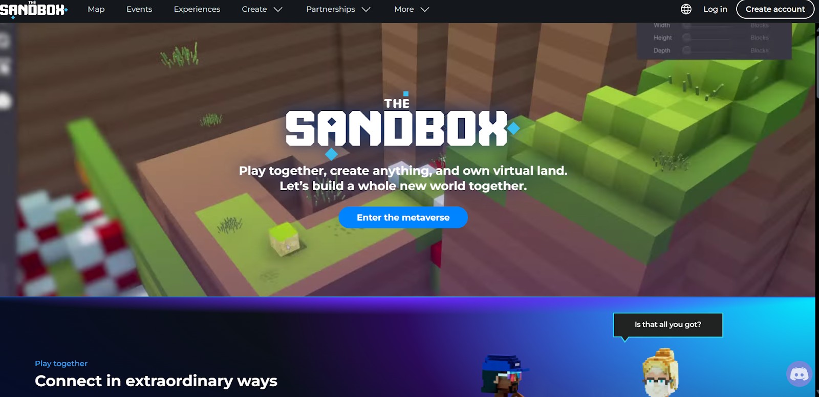 Гра The Sandbox