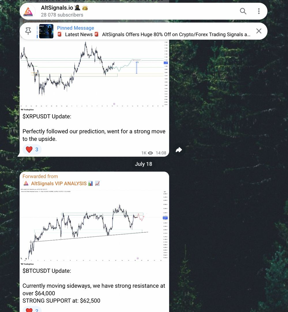AltSignals Telegram channel