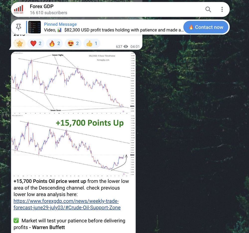Forex GDP Telegram channel