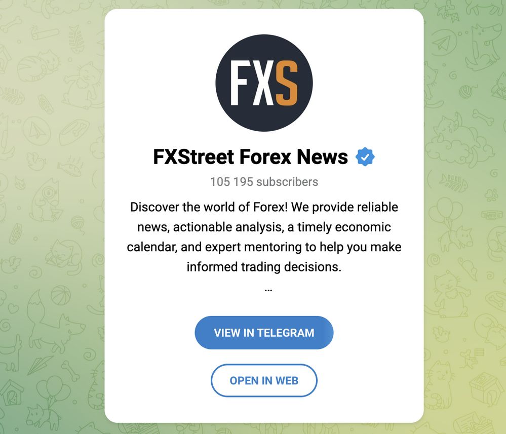 FXStreet Telegram channel