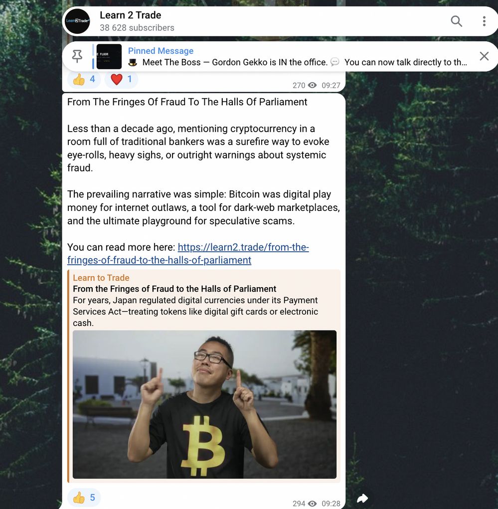 Learn2Trade Telegram channel