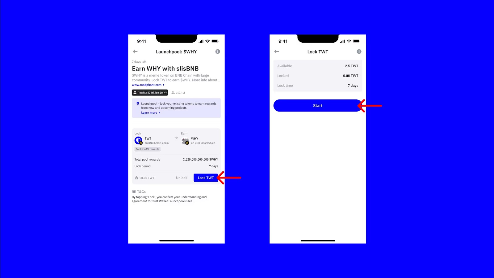 How to join Trust Wallet launchpool
