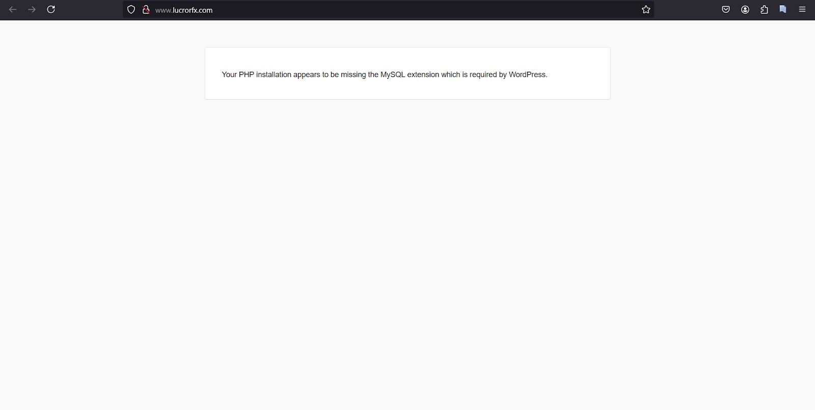 Lurcrorβs inactive website