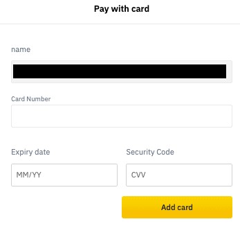Binance site