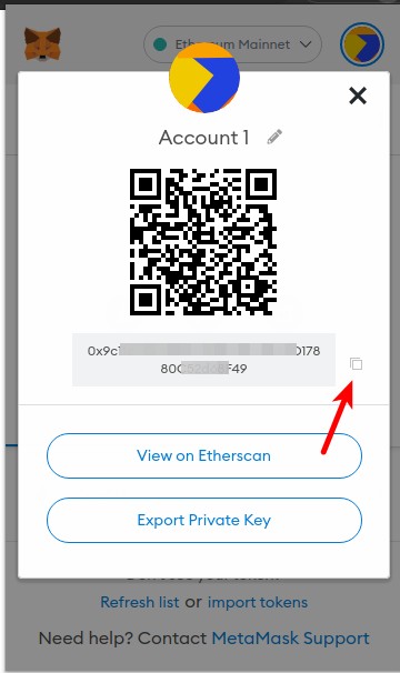<span translate="no">MetaMask</span> Dompet