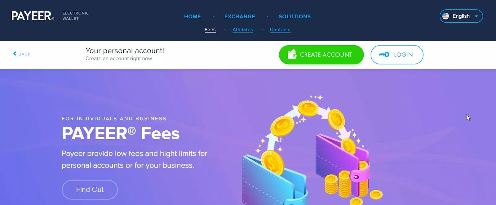 Setting up account with Payeer