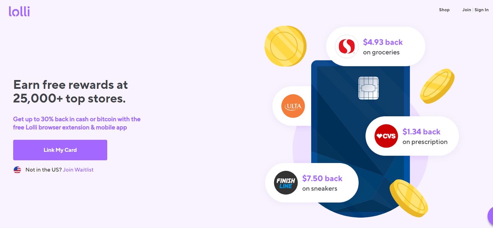 lolli crypto cashback program