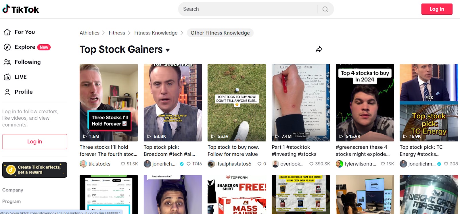 TikTok website