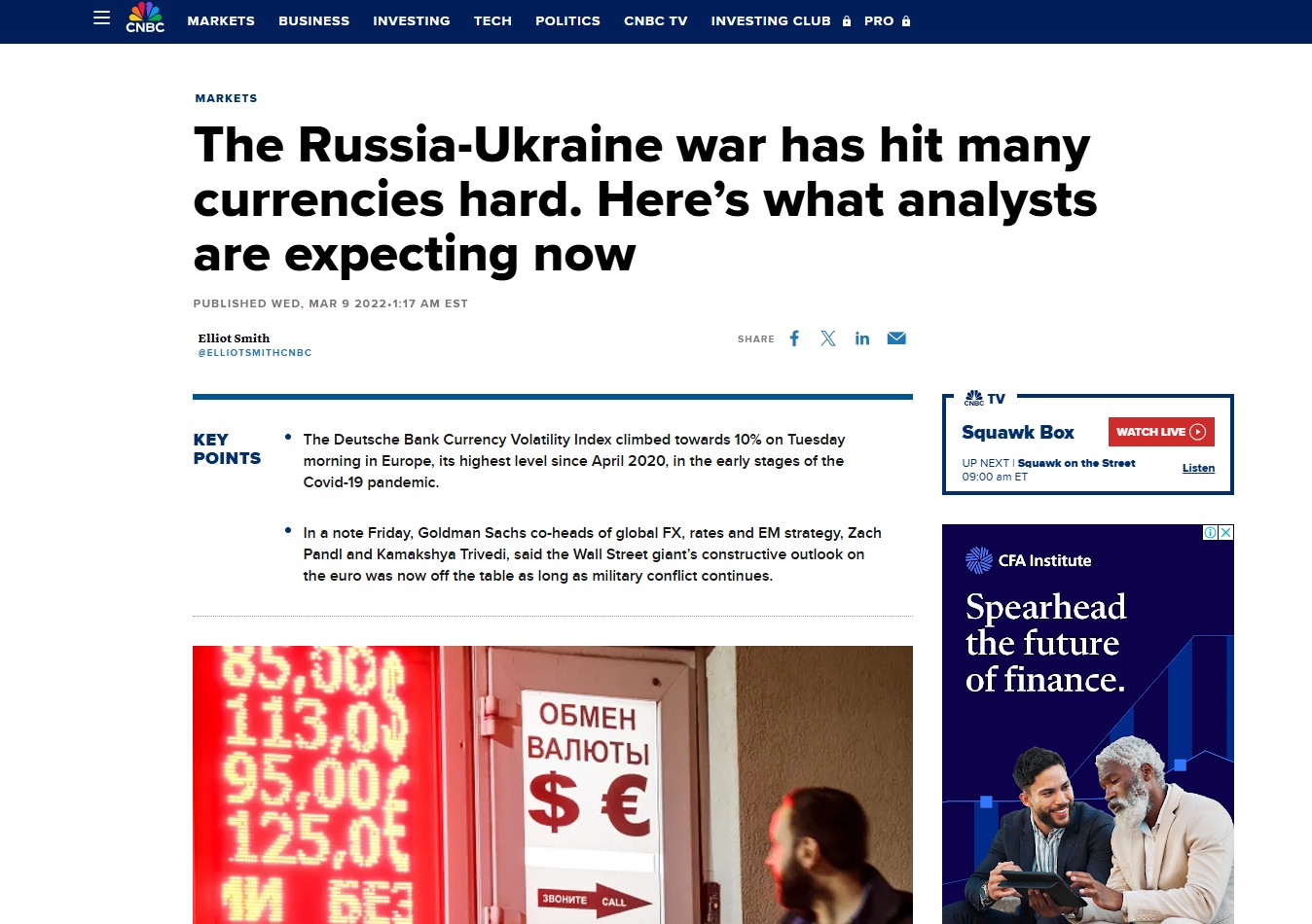 <span translate="no">CNBC</span> news website