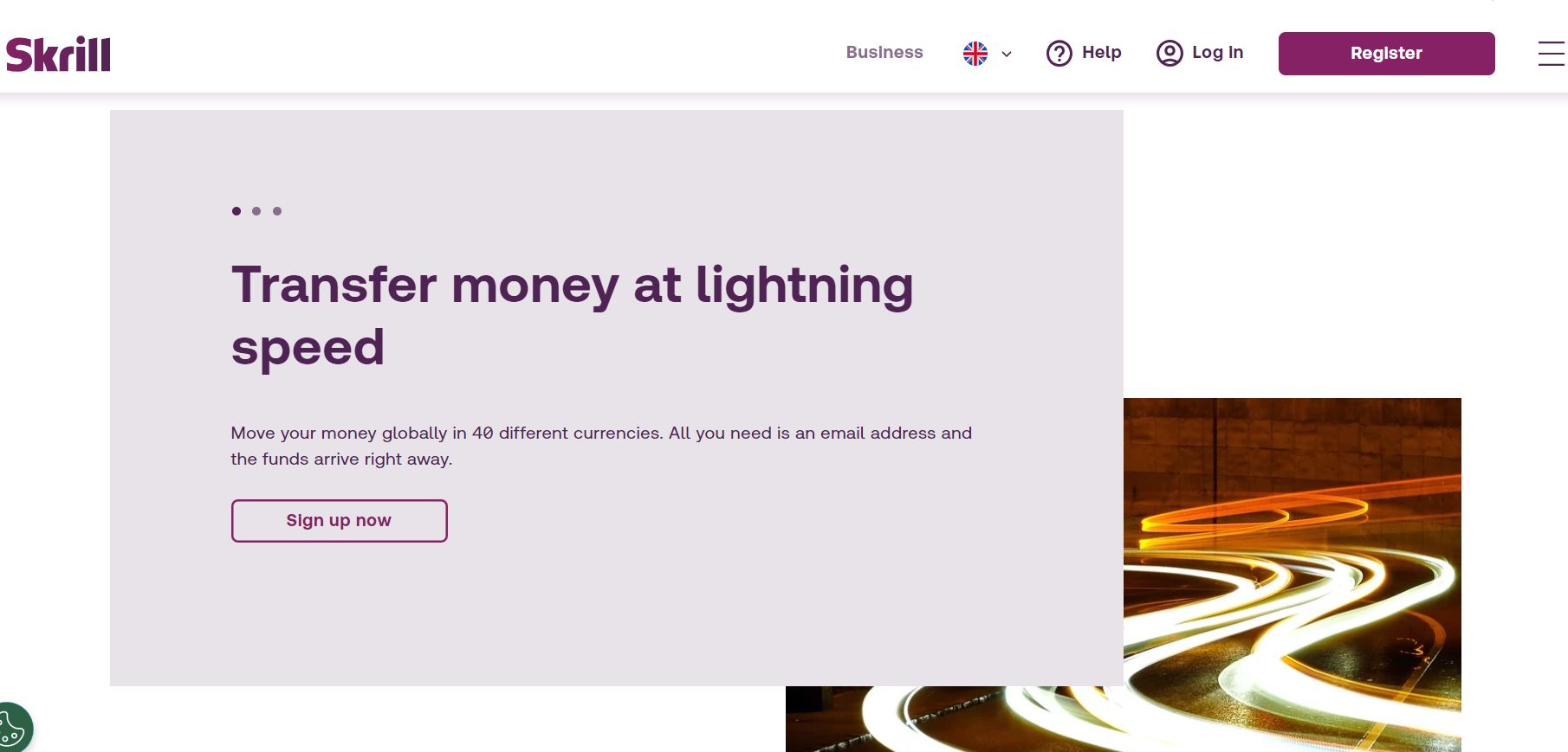 Skrill website