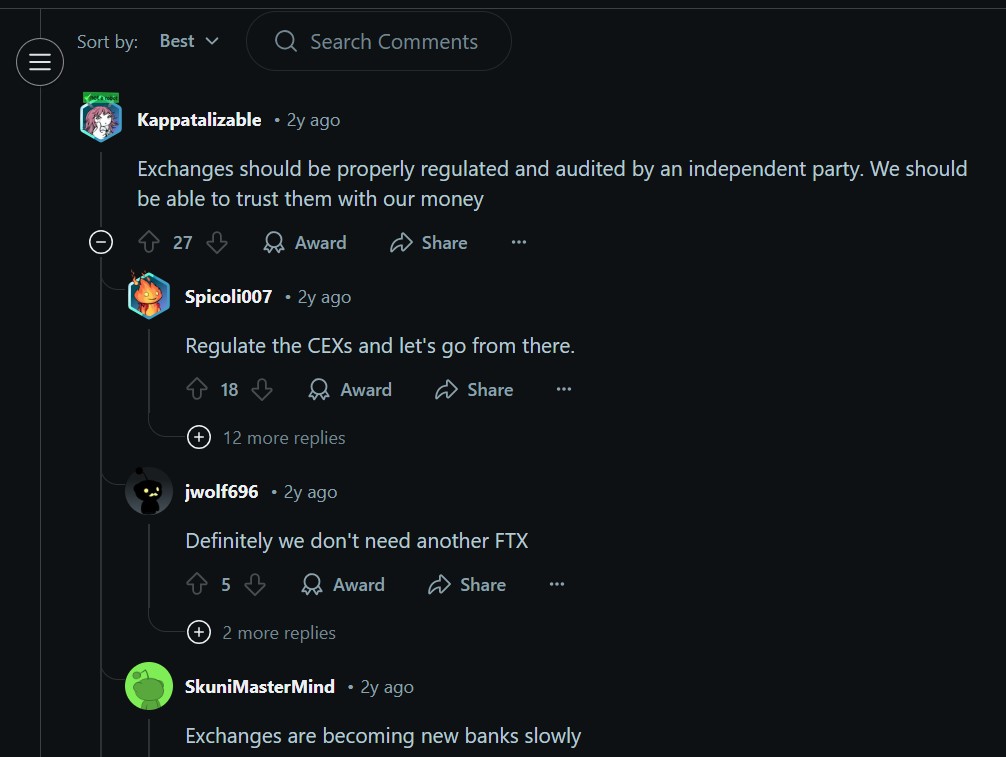 Individuals discussing crypto regulations 