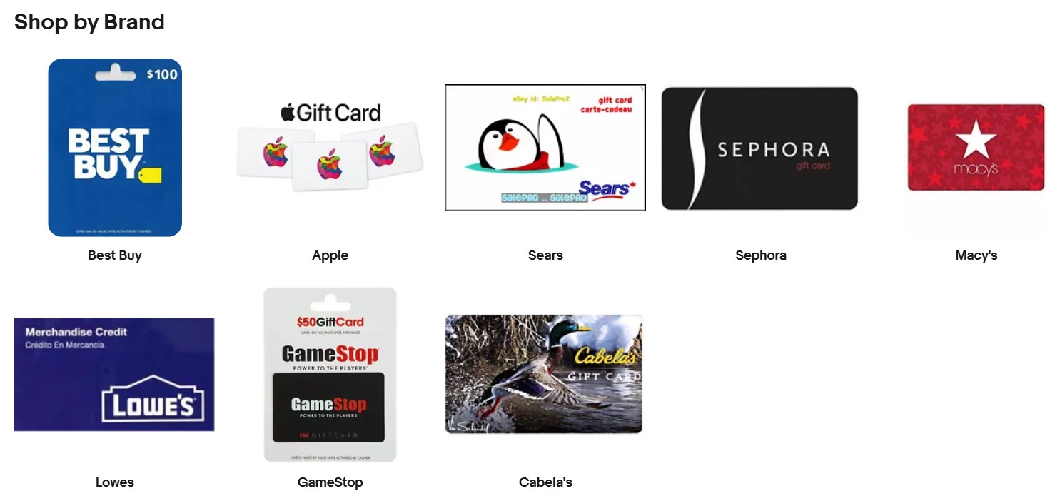 eBay Kartu Hadiah